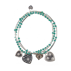Bracelet Set Lugano Caribbean Turquoise