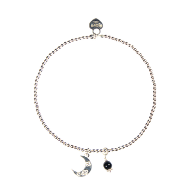 Bracelet Stay Safe Crescent Moon