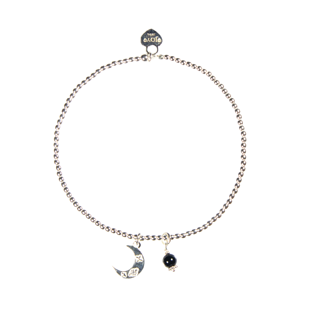 Bracelet Stay Safe Crescent Moon