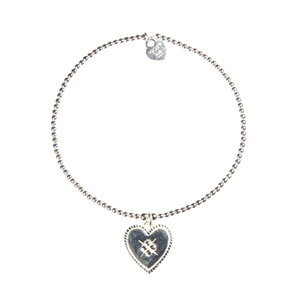 Bracelet Tiny Wishes Berry Heart
