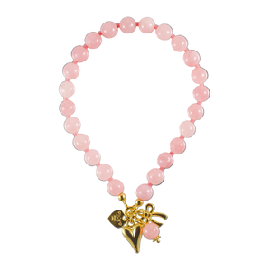 Bracelet Batu Bolong Soft Pink
