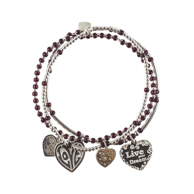 Bracelet Set Lugano Red Choc