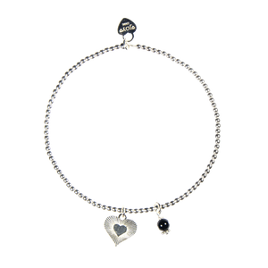 Bracelet Stay Safe Galaxy Heart