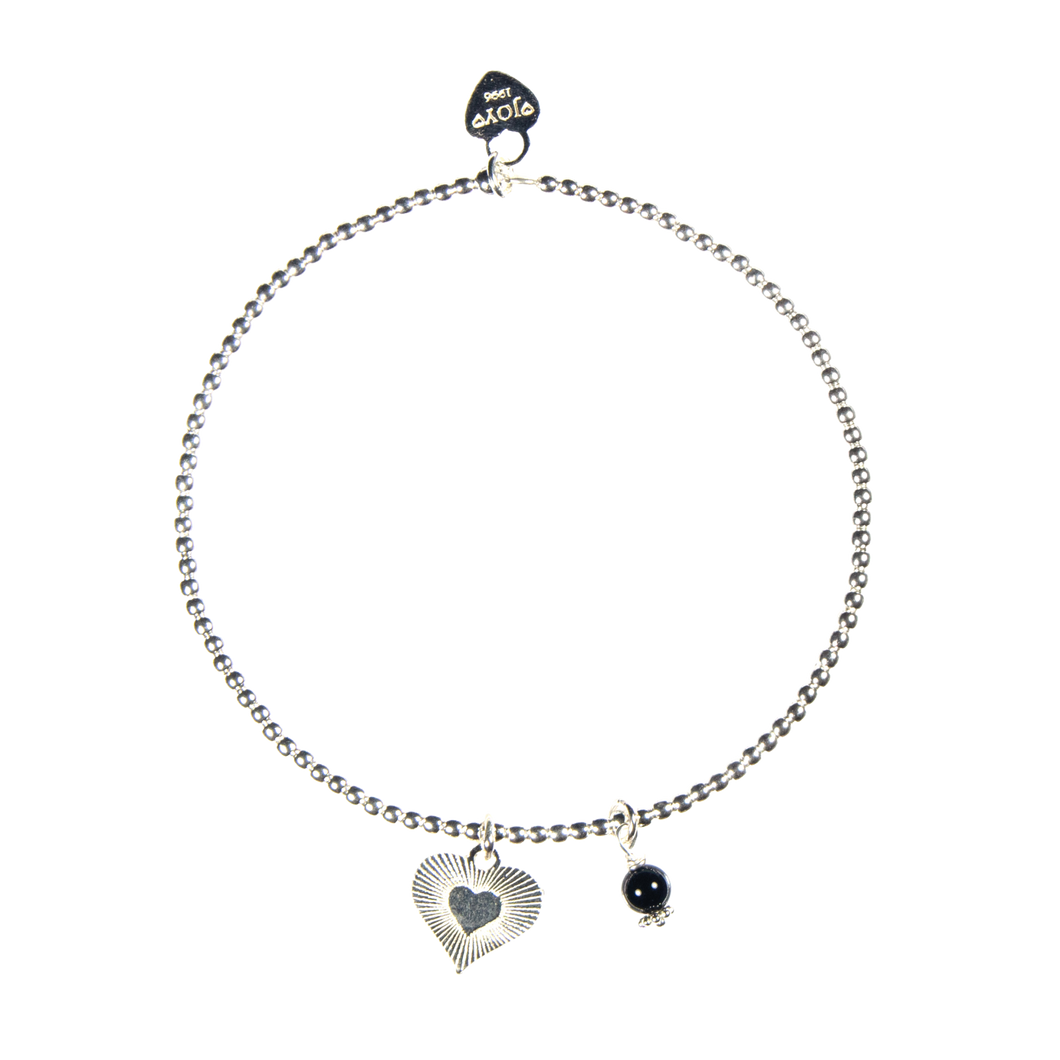 Bracelet Stay Safe Galaxy Heart