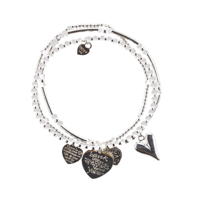 Bracelet Set Lugano White