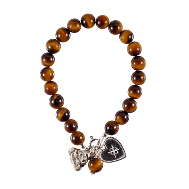 Bracelet Batu Bolong Tiger Eye XL