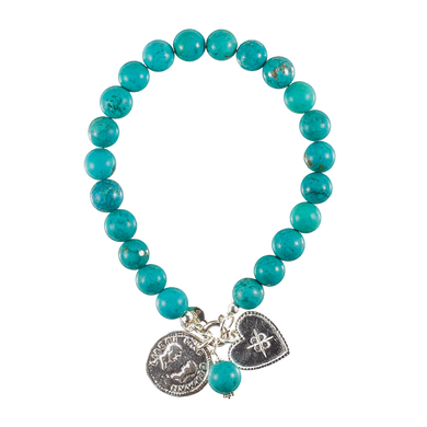 Bracelet Batu Bolong XL Turquoise