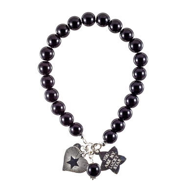 Bracelet Batu Bolong XL Black Agath