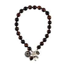 Bracelet Batu Bolong Chocolate Tiger Eye