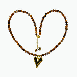 Necklace Dewi XL Tiger Eye