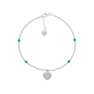 Joy Jewellery Bali - Anklet - Silver - Fiji -Etoiles