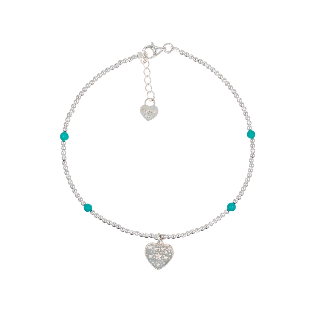 Joy Jewellery Bali - Anklet - Silver - Fiji -Etoiles