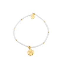 Bracelet Jamaica White Four Clover