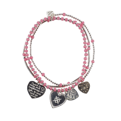 Bracelet Set Lugano Pink