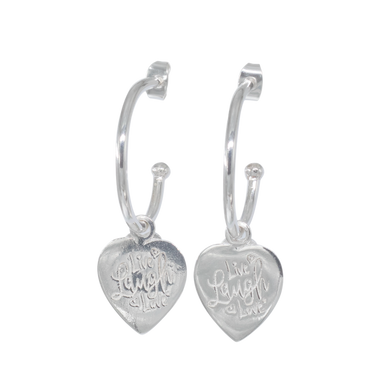 Earring Pipa Live Laugh Love