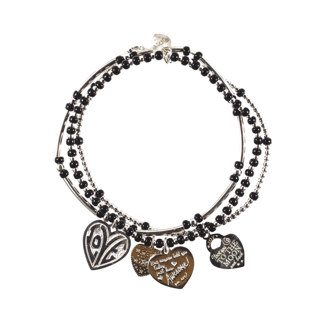 Bracelet Set Lugano Black