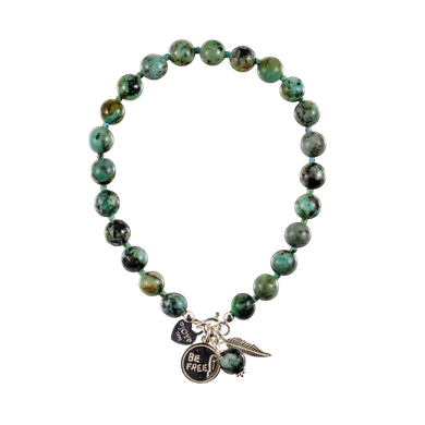 Bracelet Batu Bolong African Turquoise