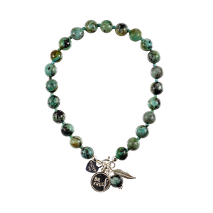 Bracelet Batu Bolong African Turquoise