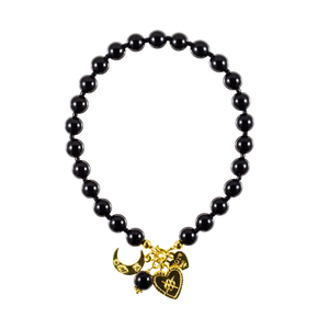 Bracelet Batu Bolong Black Agath
