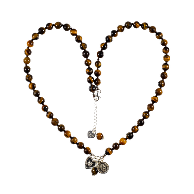Necklace Batu Bolong Brown