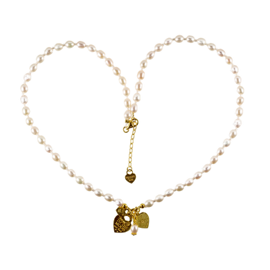 Necklace Batu Bolong Pearl