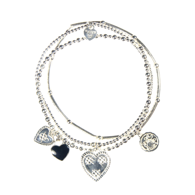 Bracelet Set Sicily Berry Heart