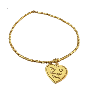 Bracelet Tiny Wishes My Beautiful Mom Gold