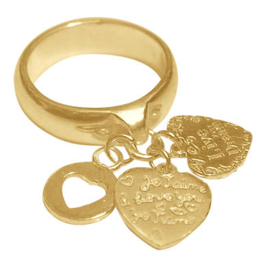 Ring Paris Live Your Dream Gold - Joy Jewellery Bali