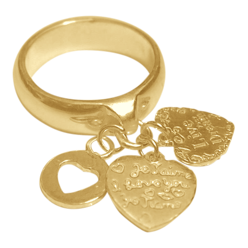 Ring Paris Live Your Dream Gold - Joy Jewellery Bali