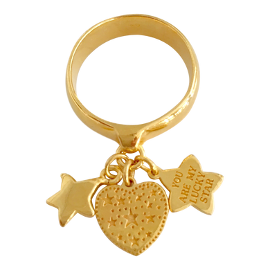 Ring Paris Lucky Star Gold - Joy Jewellery Bali