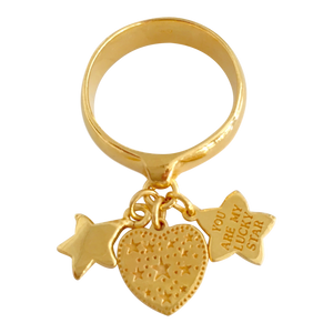 Ring Paris Lucky Star Gold - Joy Jewellery Bali