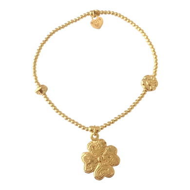 Bracelet Bamba Four Clover Gold - Joy Jewellery Bali