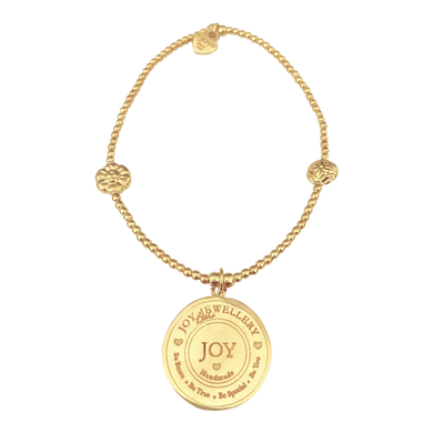 Bracelet Bamba Joy logo Gold - Joy Jewellery Bali