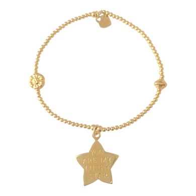 Bracelet Bamba Lucky Star Gold - Joy Jewellery Bali