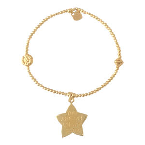 Bracelet Bamba Lucky Star Gold - Joy Jewellery Bali