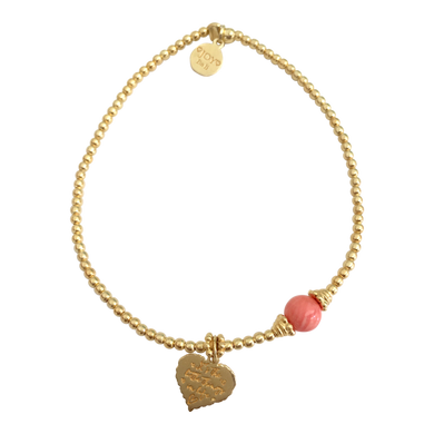Bracelet Marlin Little Things Coral Gold - Joy Jewellery Bali