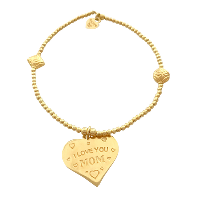 Bracelet Bamba I love you Mom Gold - Joy Jewellery Bali