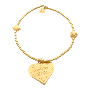 Bracelet Bamba I love you Mom Gold - Joy Jewellery Bali