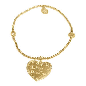 Bracelet Bamba Live Your Dream Gold - Joy Jewellery Bali
